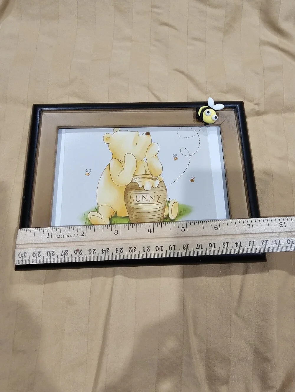Winnie the Pooh 'Hunny' Framed Art with Bee Accent